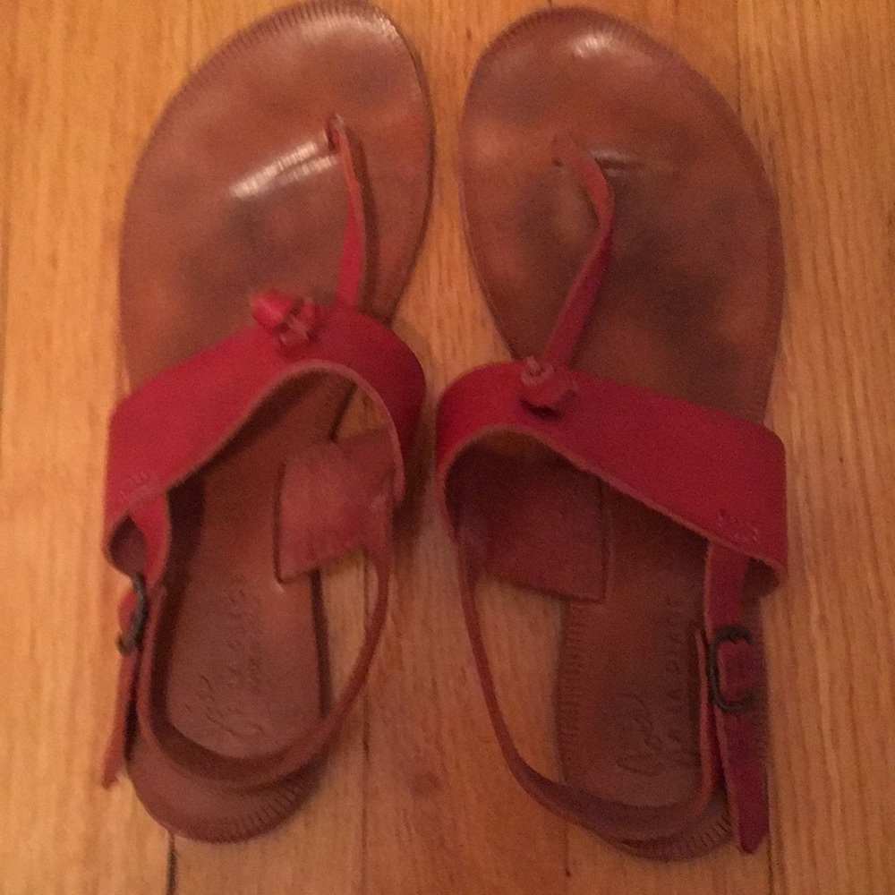 Joie a la plage sandals red 8